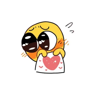 ❤️ emoji, hati, cinta, imut, kasih sayang, tersipu telegram sticker