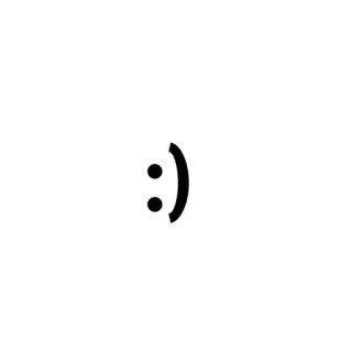 🌟 Smiley, Emoticon, Feliz, Simples, Minimalista telegram sticker