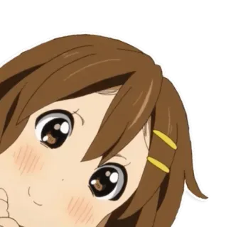 😍 Anime, Niedlich, Sticker, Peek, Mädchen telegram sticker