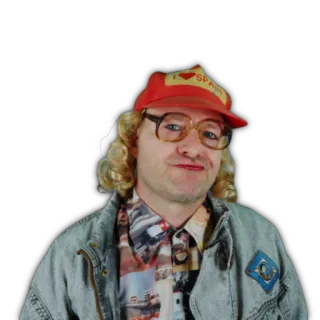 😑 I LOVE SPAIN uomo, ritratto, occhiali, cappello, spagna, amo la spagna telegram sticker