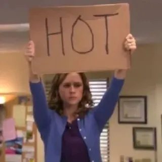 🔥 Pam Beesly The Office HOT sexy, panneau, pam, the office, tv, carton telegram sticker