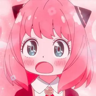 🌺 Anya Spy x Family Anime, Cartone animato, Fanart, Personaggio, Spy x Family telegram sticker