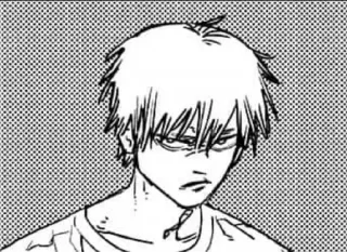 🌟 Denji Chainsaw Man anime, manga, boy, serious, chainsaw man telegram sticker