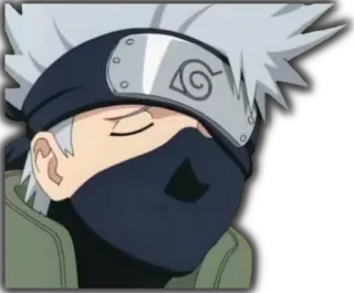 😌 Kakashi Naruto 애니메이션, 카카시, 나루토, 만화, 캐릭터 telegram sticker
