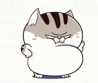 😤 cat, cute, animal, sticker, cartoon, pet telegram sticker