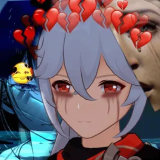 🍁 Razor Genshin Impact anime, video game, character, fanart, digital art telegram sticker