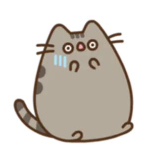 😱 Pusheen chat, Pusheen, dessin animé, autocollant, mignon telegram sticker