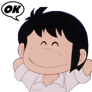 🆗 OK ok, cartoon, smile, cute telegram sticker