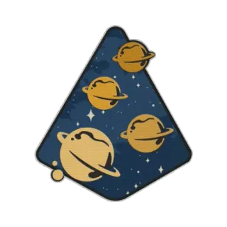 🪐 planets, stars, space, astronomy, galaxy telegram sticker