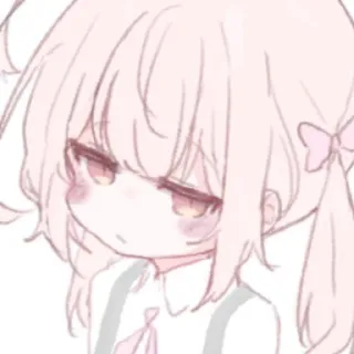 🩹 อนิเมะ, น่ารัก, ผู้หญิง, สีชมพู, คาวาอิ, ภาพประกอบ telegram sticker