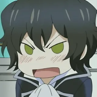 🕷 Anime, Manga, Wütend, Cartoon, Charakter, Ausdruck telegram sticker