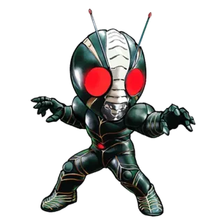 🌳 Kamen Rider Black Kamen Rider kamen rider, tokusatsu, superhero, japanese, character, black telegram sticker