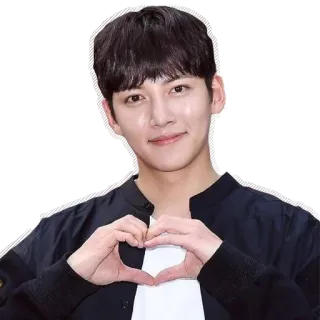 ❤️ homem, coração, amor, gesto, coreano, ator whatsapp sticker