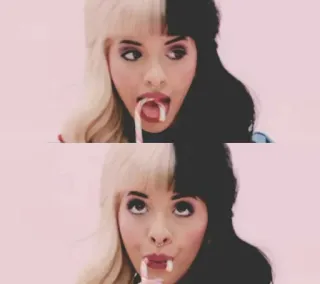 🌝 Melanie Martinez melanie martinez, cantante, celebrità, ritratto telegram sticker