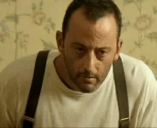 😐 Leon Leon: The Professional film, Léon, Jean Reno, tueur à gages, assassin, cinéma telegram sticker