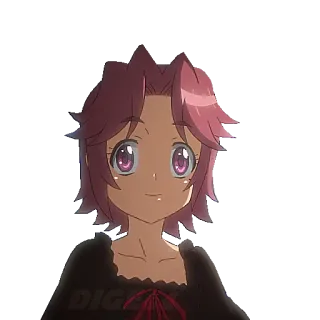 🙂 anime, girl, character, portrait telegram sticker