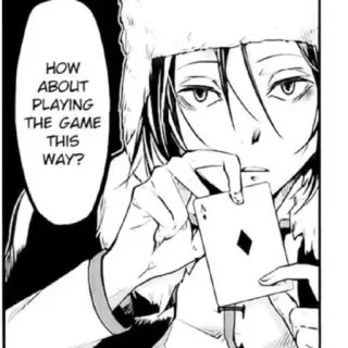 🎲 HOW ABOUT PLAYING THE GAME THIS WAY? Spielkarten, Anime, Manga, Strategie, Spiel telegram sticker
