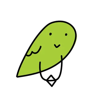 Птица-меломан telegram stickers