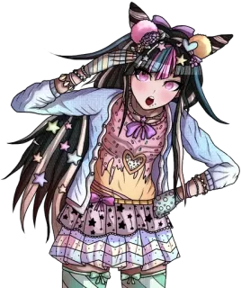 🌟 Ibuki Mioda Danganronpa Anime, Charakter, Süß, Farbenfroh, Manga, Japanisch telegram sticker