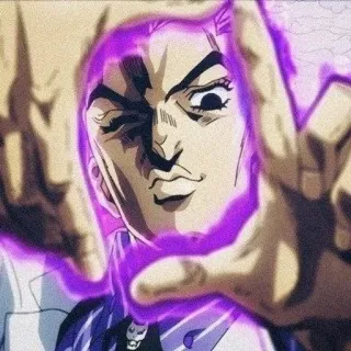 🐈 Rohan Kishibe JoJo's Bizarre Adventure Anime, Manga, Künstler, Charakter, Jojo whatsapp sticker