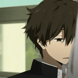 🧺 Houtarou Oreki Hyouka Anime, Hyouka, Houtarou Oreki, Personaje, Manga, Escuela telegram sticker