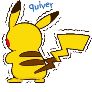 Pikachu Line by @ProjectEva whatsapp stickers