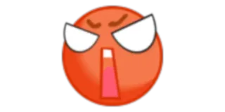 🤬 anger, angry, emotion, mad, irritated, annoyed telegram sticker