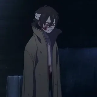🖤 Zack Foster Angels of Death Anime, Manga, Karakter, Darah, Gore, Gelap, Zack, Foster, Angels of Death telegram sticker