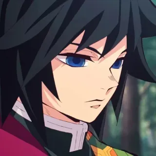 😔 Giyu Tomioka Demon Slayer Anime, Thanh Gươm Diệt Quỷ, Giyu Tomioka, Manga, Nhân vật telegram sticker