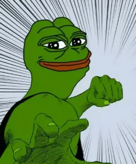 🐸 Pepe the Frog pepe, 青蛙, 梗, 网络迷因 telegram sticker