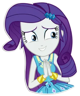🙏 Rarity My Little Pony Desenho animado, Amizade, Pônei, Animado, Feminino, Personagem telegram sticker
