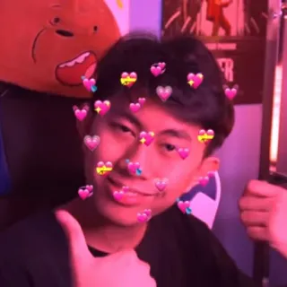 ➿ ハート, 愛, 顔, ポートレート, 人, ハート柄 telegram sticker