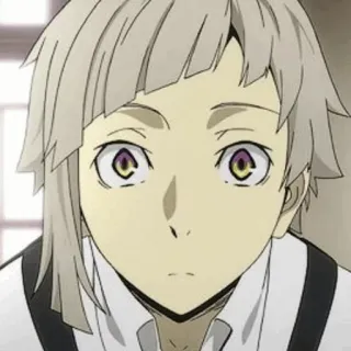 🗝 Atsushi Nakajima Bungou Stray Dogs 애니메이션, 캐릭터, 인물 사진, 문호 스트레이독스, 나카지마 아츠시 telegram sticker