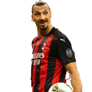 🤨 Zlatan Ibrahimović futebol, futebol, esportes, atleta, AC Milan, Zlatan Ibrahimović, Sueco, jogador telegram sticker