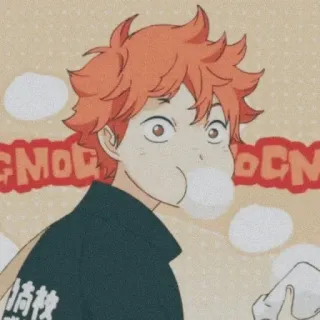 🌌 Hinata Haikyuu!! anime, haikyuu, hinata shoyo, shoyo hinata, volleyball, character telegram sticker