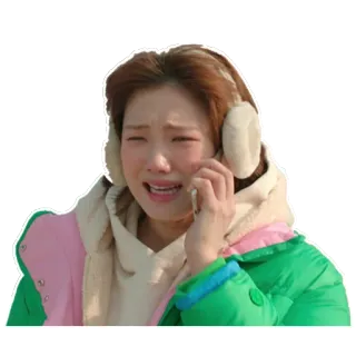 😭 pleurer, triste, contrarié(e), émotionnel(le), femme, personne telegram sticker