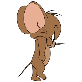 😤 Jerry Mouse Tom and Jerry cartone animato, topo, triste, arrabbiato telegram sticker