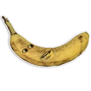 😡 banana, frutta, cibo, divertente, cartone animato telegram sticker