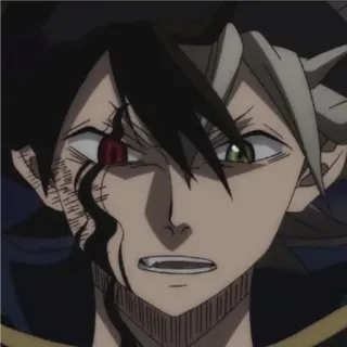 🙂 Asta Black Clover 애니메이션, 아스타, 블랙 클로버, 만화, 소년 whatsapp sticker