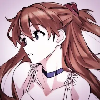 🎪 Asuka Langley Sohryu Neon Genesis Evangelion anime, character, girl, asuka, evangelion telegram sticker