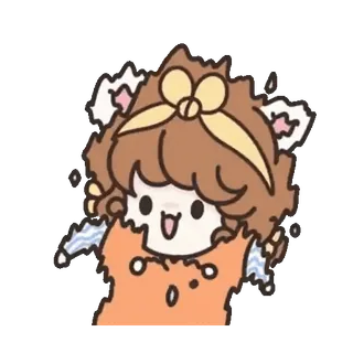 👧 персонаж, аниме, кавай, милый, мультфильм, стикер telegram sticker