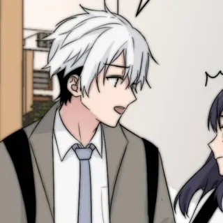 🥛 anime, man, cartoon, guy, person, character whatsapp sticker