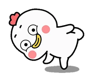 🐤 ไก่, การ์ตูน, สัตว์, นก, น่ารัก, สติกเกอร์ telegram sticker