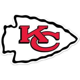 🏈 KC Канзас-Сити Чифс, НФЛ, Американский футбол, Логотип, KC telegram sticker