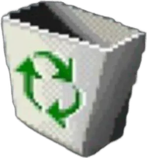 🌟 recycle bin, trash can, recycling, garbage, waste, computer icon telegram sticker