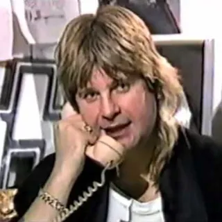 ☎️ Ozzy Osbourne Musiker, Sänger, Ozzy, Osbourne, Metal, Rock telegram sticker