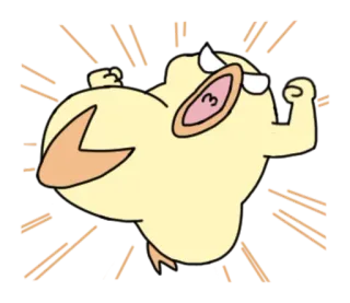 👊 gà, hoạt hình, tức giận, động vật, dễ thương telegram sticker