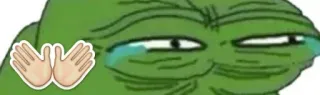 😂 Pepe the Frog pepe, rana, triste, meme, llorando whatsapp sticker