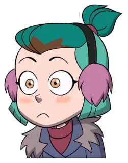 😳 Amity Blight The Owl House Hoạt hình, Nhân vật, Amity Blight, TOH, The Owl House telegram sticker