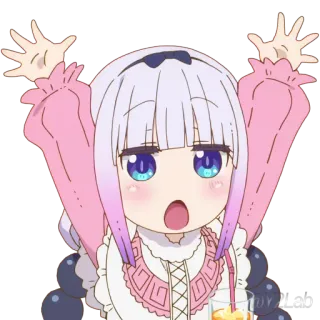 @y2lab :: Kobayashi-san Chi no Maid Dragon S telegram stickers